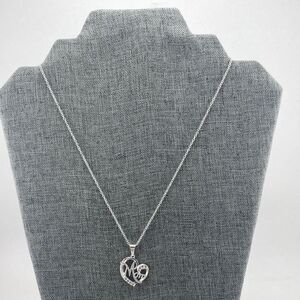 Necklace Jewelry Mom Letter Love Heart Pendant